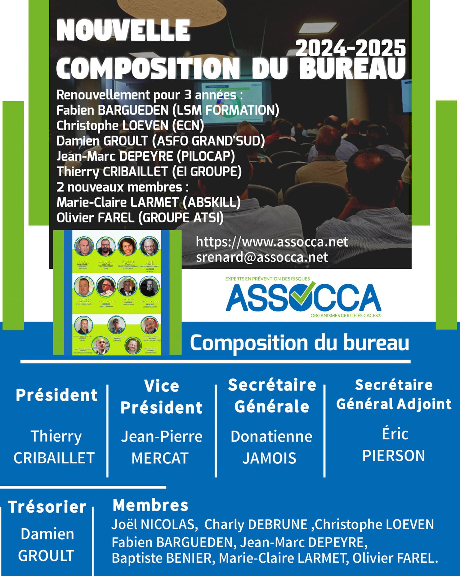 CONSEIL D'ADMINISTRATION 2024/2025